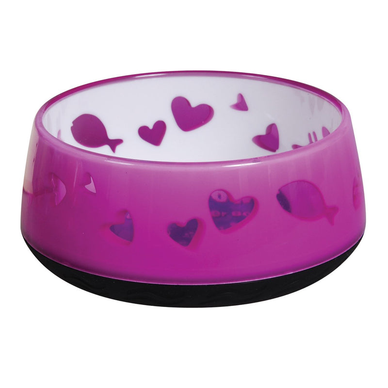 ALL FOR PAWS Modern Cat Love Feeder Bowl, Pink, 1.64 kg