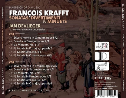 François Krafft: Sonatas, Divertimenti & Minuets