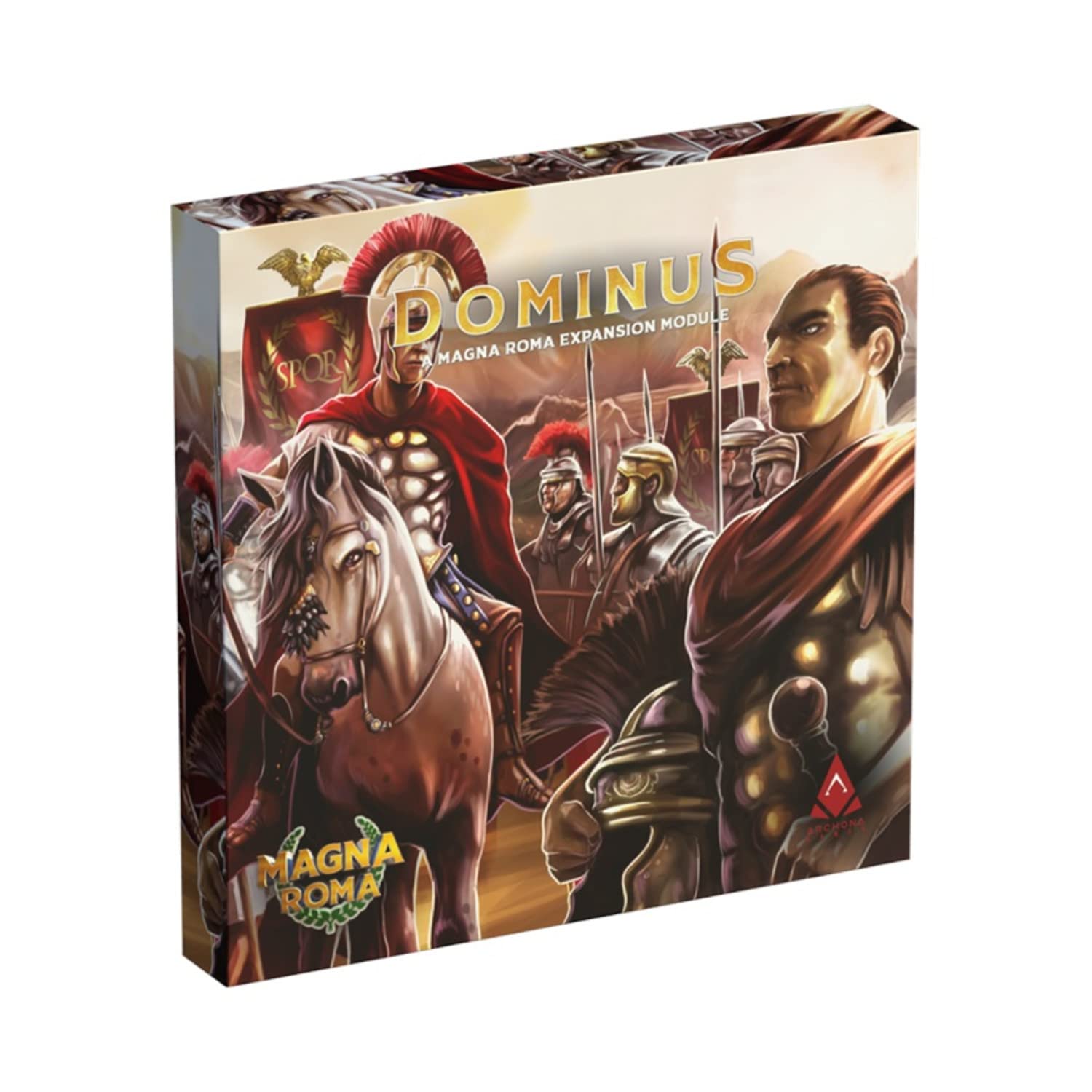 Magna Roma: Dominus Expansion - Archona Games-Tile Placement Board Game, City Building, Strategy, Expansion to The Base Game of Magna Roma, Ages 13+, 90 Minute Game Play, 2-4 Players