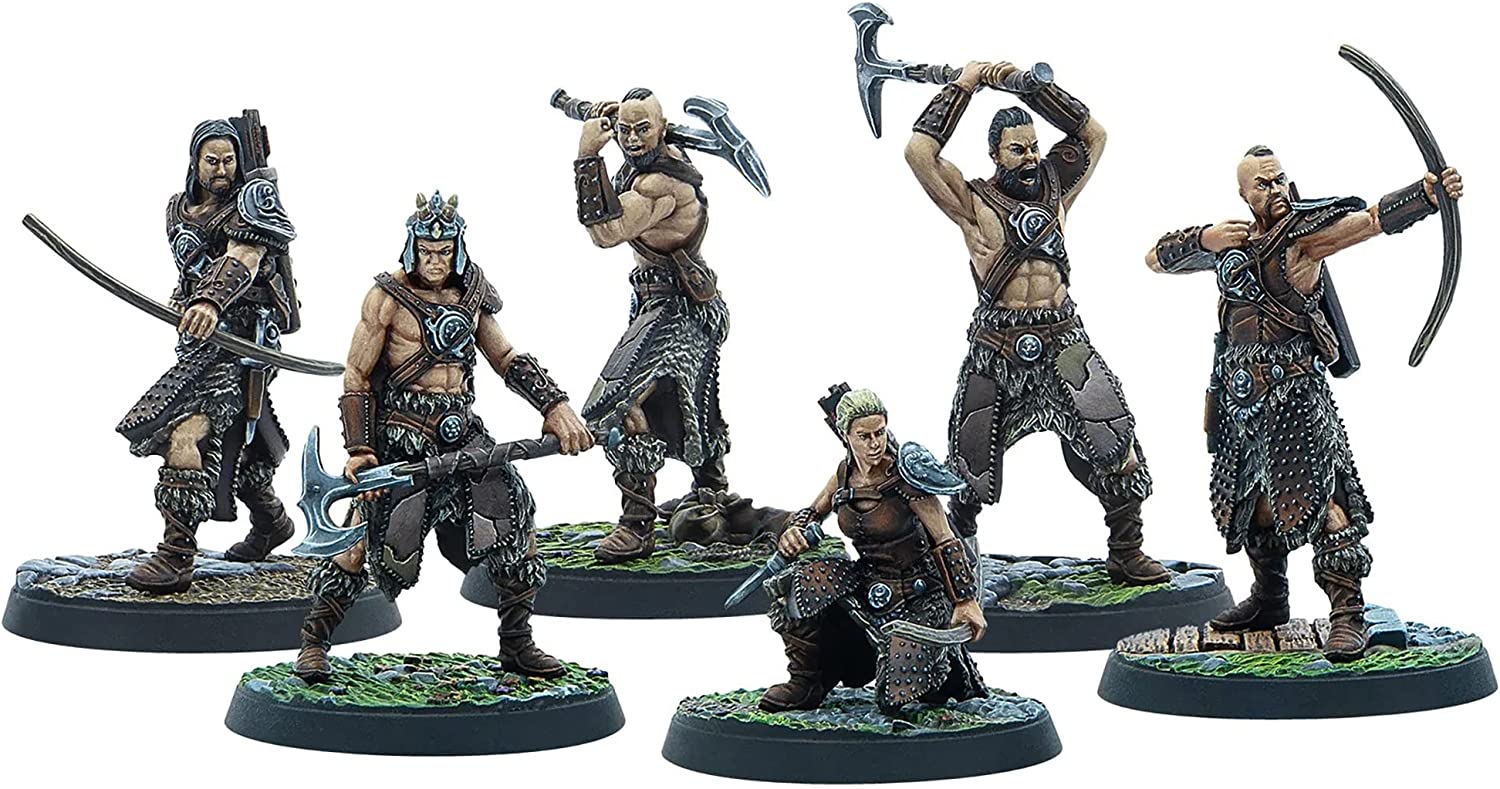 The Elder Scrolls: Call to Arms - Bandit Outlaws Expansion - 6 Unpainted Resin Figures, Chapter 3, RPG, Includes Scenic Bases, 32MM Scale Figures, Tabletop Roleplaying Game