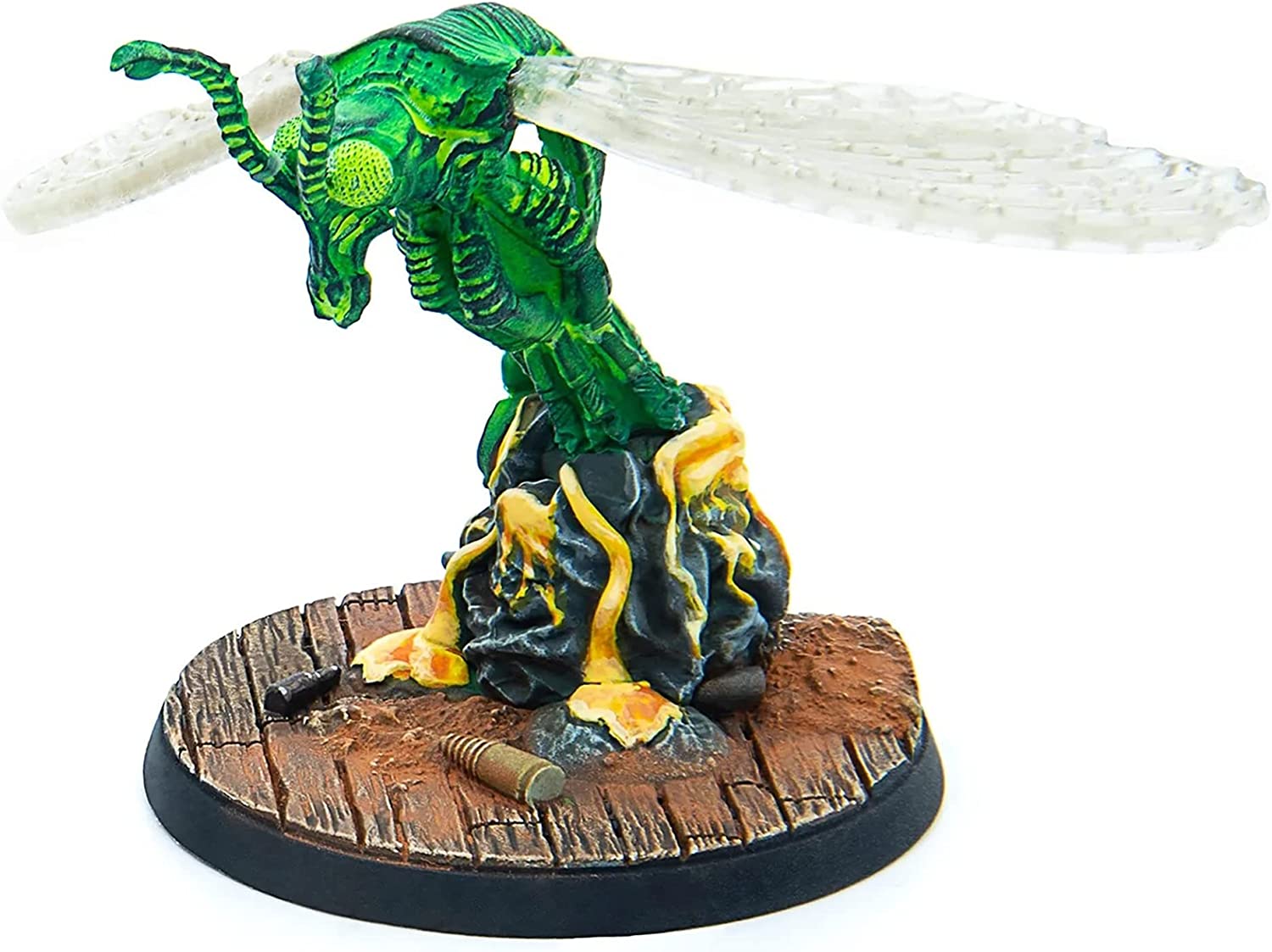 Fallout Wasteland Warfare: Creatures - Sting Wings - 3 Unpainted Resin Miniatures, RPG, Includes Scenic Bases, 32MM Scale Figures, Tabletop Roleplaying Game Minifigures