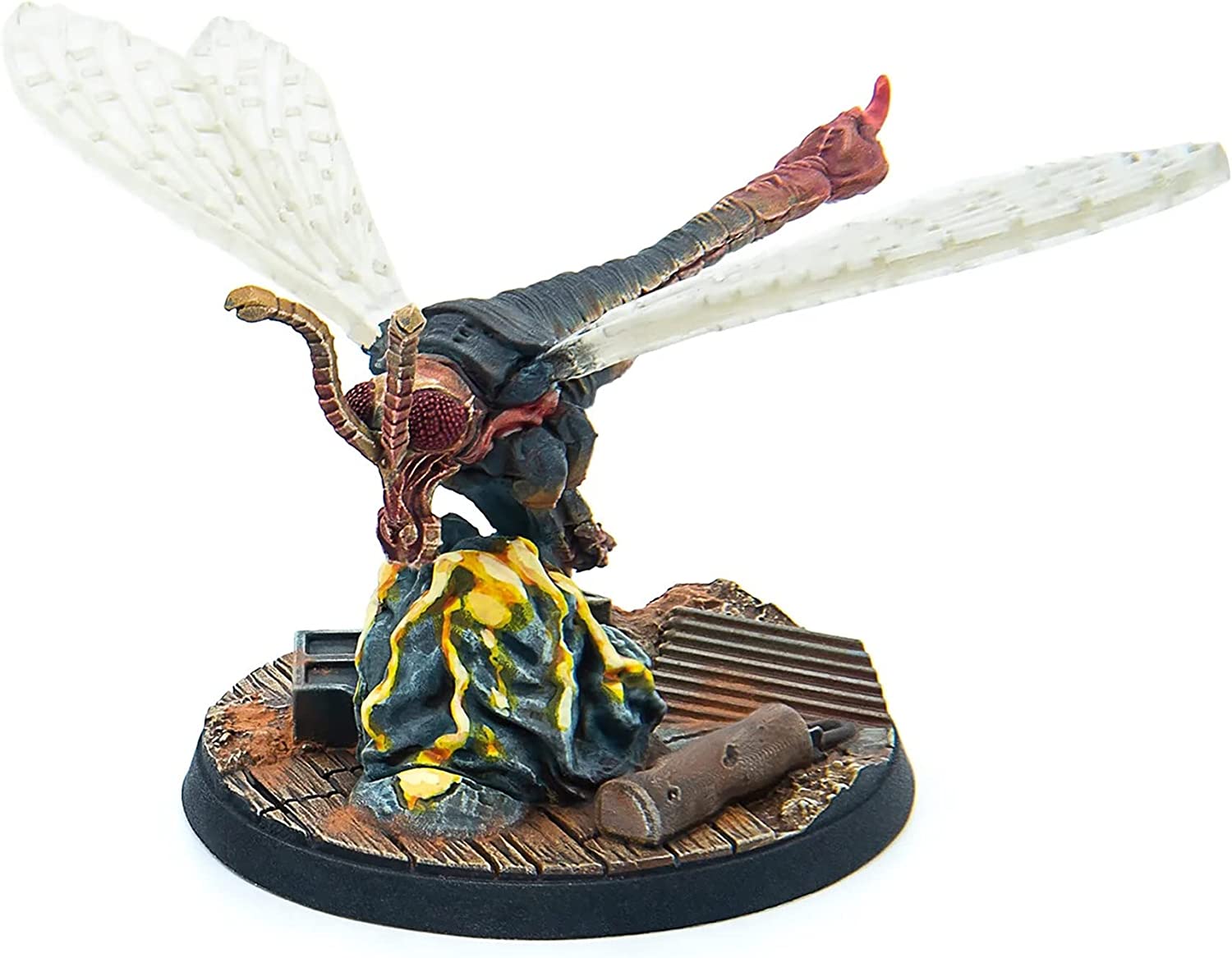 Fallout Wasteland Warfare: Creatures - Sting Wings - 3 Unpainted Resin Miniatures, RPG, Includes Scenic Bases, 32MM Scale Figures, Tabletop Roleplaying Game Minifigures