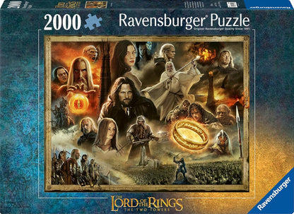 Ravensburger Lord of the Rings Jigsaw Puzzles for Adults and Kids Age 12 Years Up - 2000 Pieces - The Two Towers