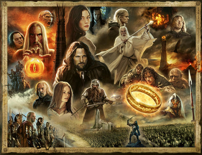 Ravensburger Lord of the Rings Jigsaw Puzzles for Adults and Kids Age 12 Years Up - 2000 Pieces - The Two Towers
