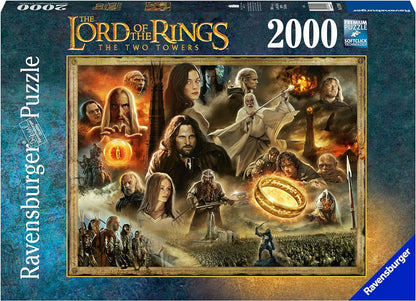 Ravensburger Lord of the Rings Jigsaw Puzzles for Adults and Kids Age 12 Years Up - 2000 Pieces - The Two Towers