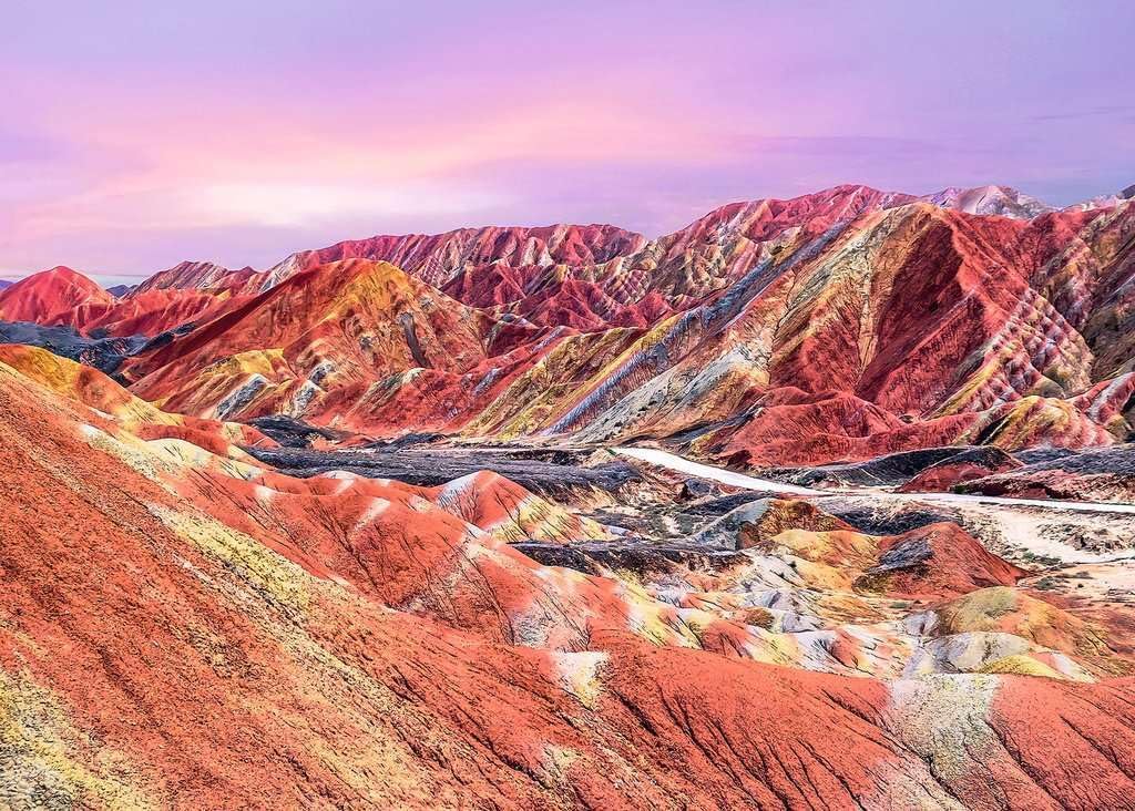 RAVENSBURGER - Rainbow Mountains, China 1000p - (10217314