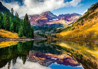 Ravensburger Puzzle - Aspen, Colorado - 1000 Teile Puzzle, Beautiful Mountains Collection, für Erwachsene und Kinder ab 14 Jahren: Beautiful Mountains
