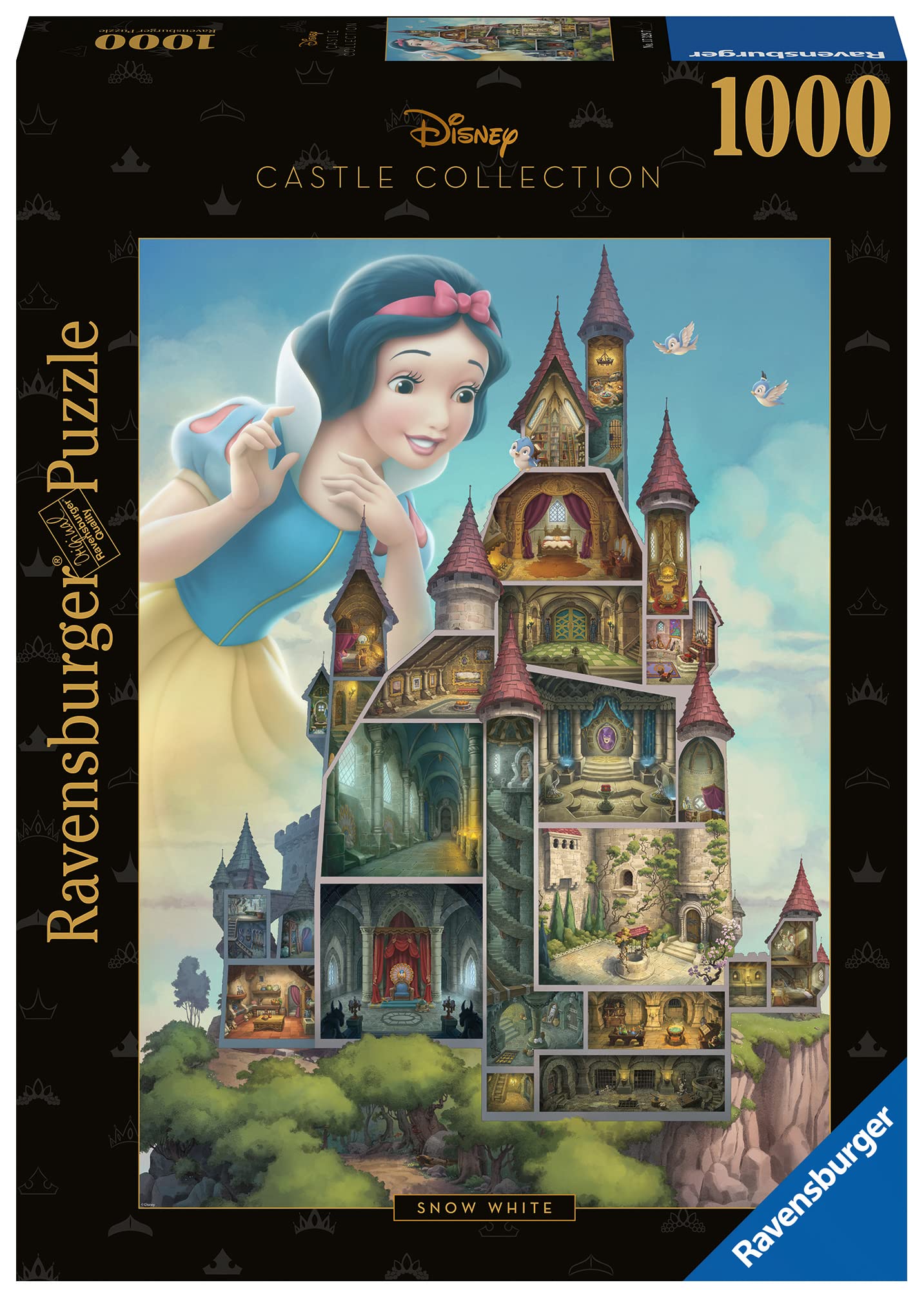 Ravensburger Puzzle 17329 - Snow White - 1000 Teile Disney Castle Collection Puzzle für Erwachsene und Kinder ab 14 Jahren