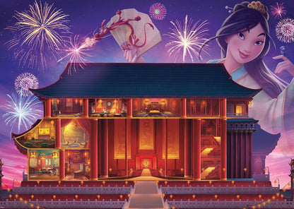 Ravensburger - Puzzle: Mulan, 1000 piezas, Puzzles para Adultos, Rompecabezas para Adultos, Regalos a Partir de 14 Años, Puzzle para Enmarcar, 70x50cm