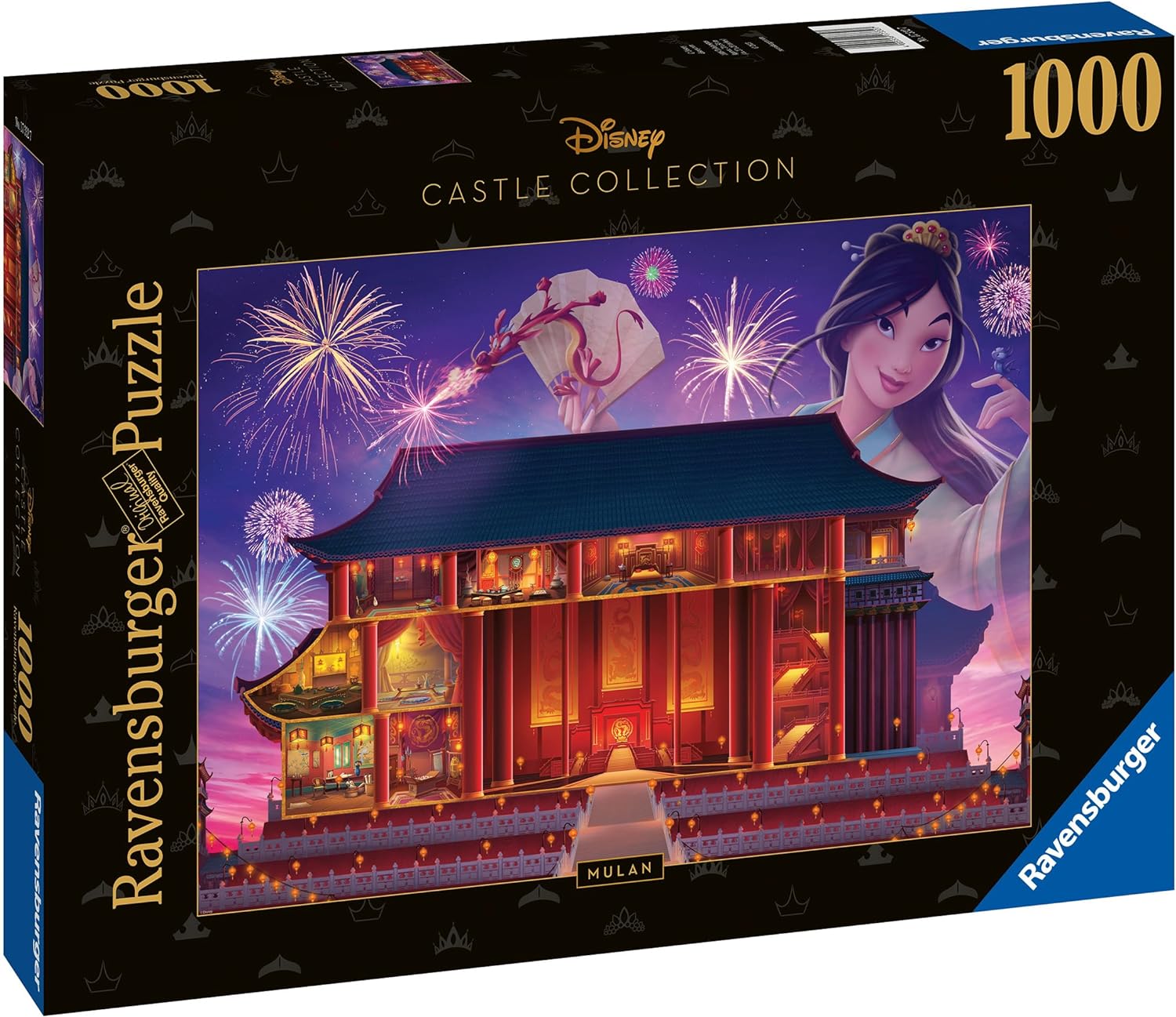 Ravensburger - Puzzle: Mulan, 1000 piezas, Puzzles para Adultos, Rompecabezas para Adultos, Regalos a Partir de 14 Años, Puzzle para Enmarcar, 70x50cm