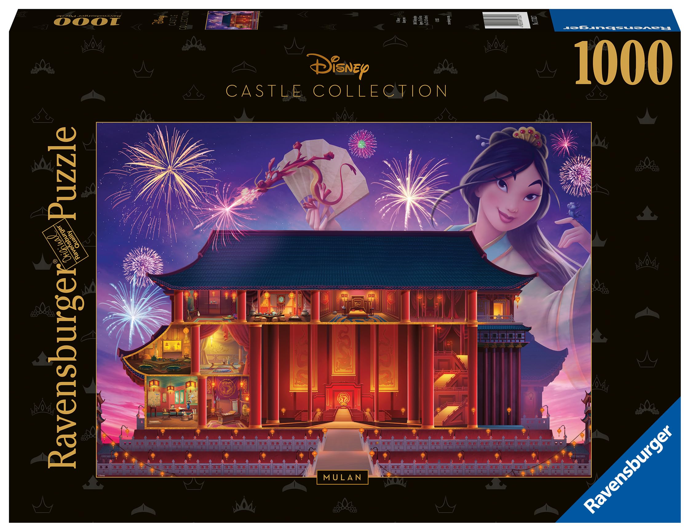 Ravensburger - Puzzle: Mulan, 1000 piezas, Puzzles para Adultos, Rompecabezas para Adultos, Regalos a Partir de 14 Años, Puzzle para Enmarcar, 70x50cm