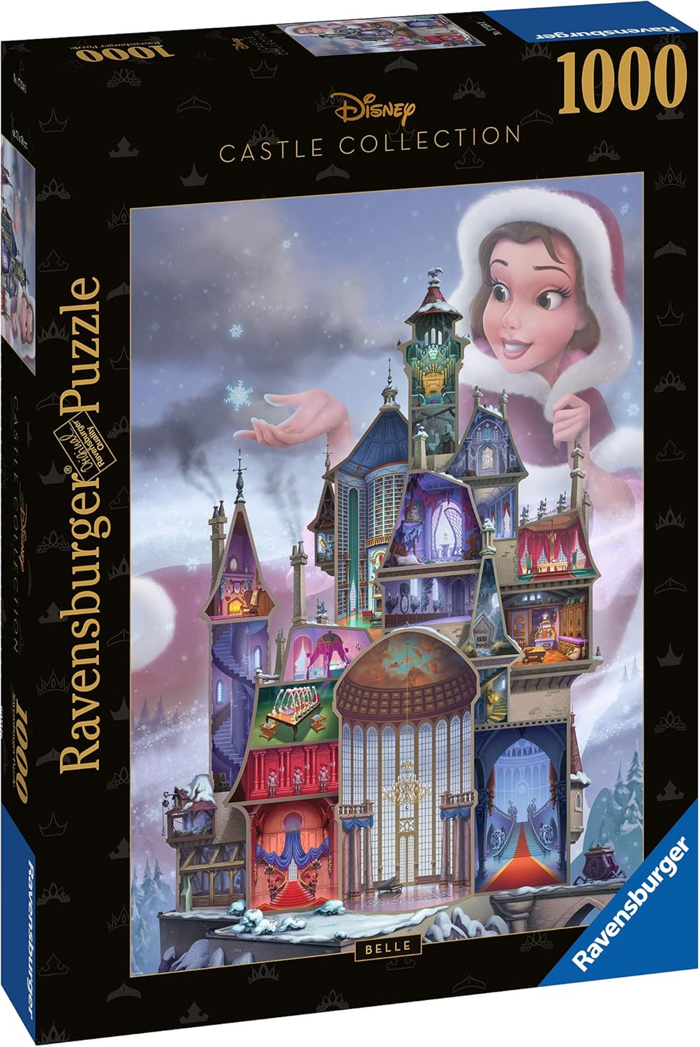 Ravensburger Disney Belle Castles -1000 Piece Jigsaw Puzzle for Adults and Kids Age 12 Years Up