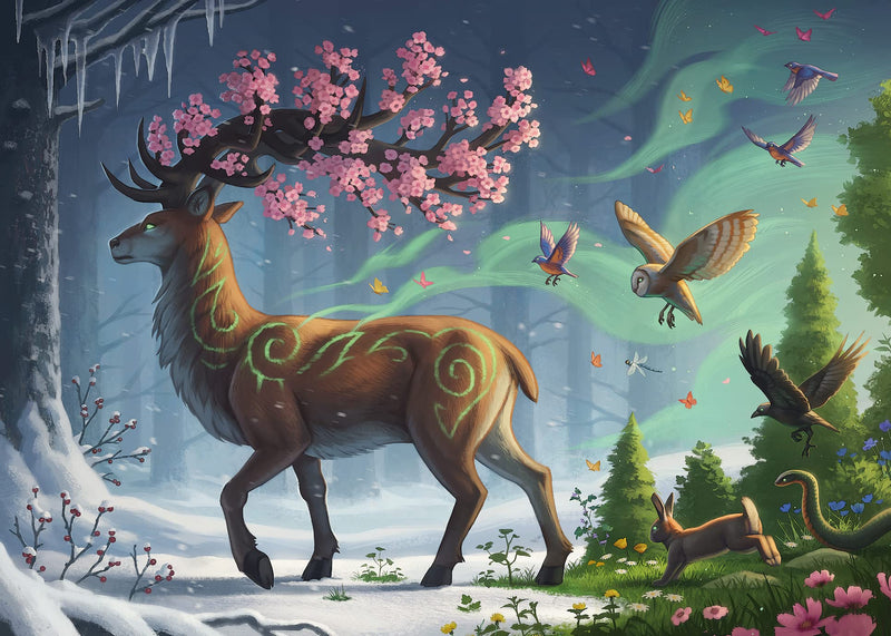 Ravensburger Puzzle 17385 The Deer as Spring Means - 1000 Piece Puzzle for Adults and Children from 14 Years