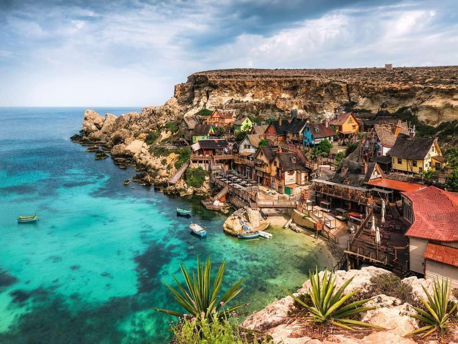Ravensburger Puzzle 17436 Popey Village, Malta - 1500 Teile Puzzle für Erwachsene und Kinder ab 14 Jahren