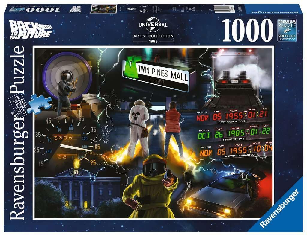 Ravensburger Universal Vault Collection Back to the Future 1000 Piece Jigsaw Puzzles for Adults and Kids Age 12 Years Up