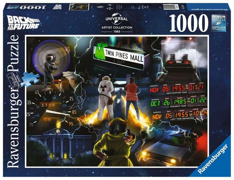 Ravensburger Universal Vault Collection Back to the Future 1000 Piece Jigsaw Puzzles for Adults and Kids Age 12 Years Up