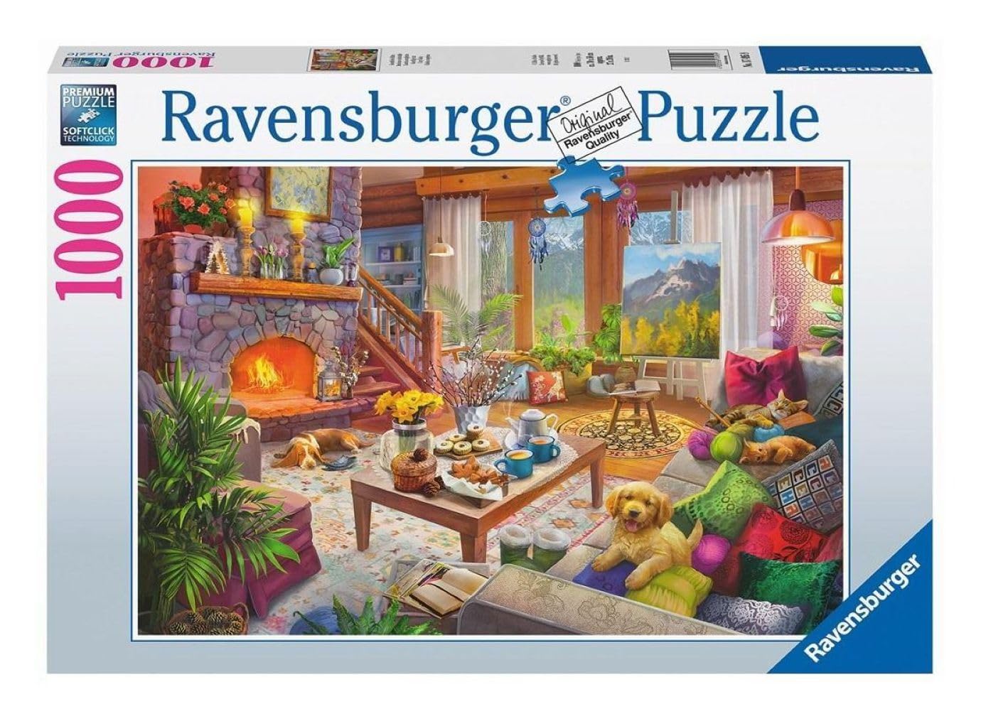 Ravensburger - Puzzle Casetta accogliente, 1000 Pezzi, Idea regalo, per Lei o Lui, Puzzle Adulti