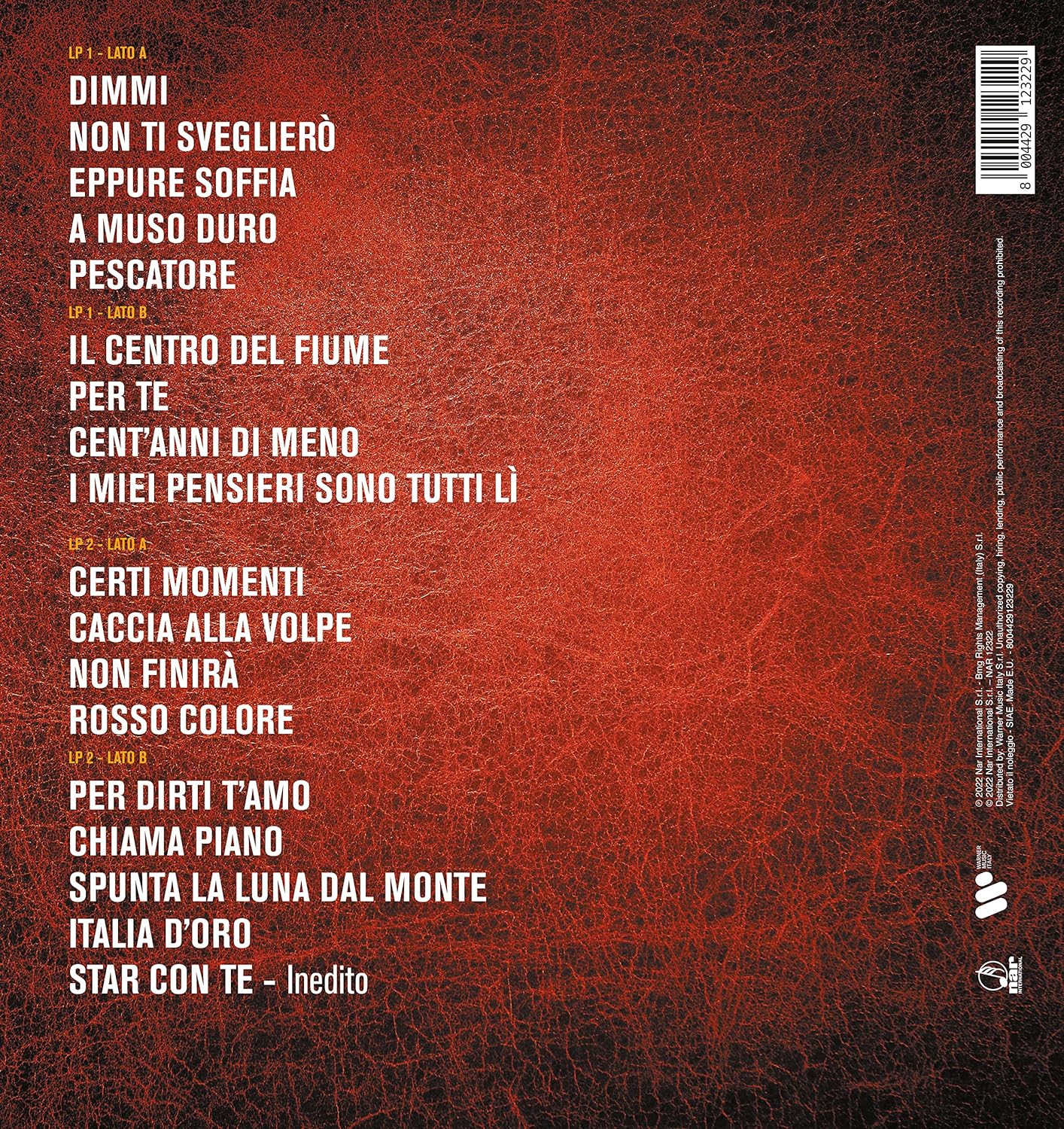 Due Voci Intorno Al Fuoco (180 Gr.)
