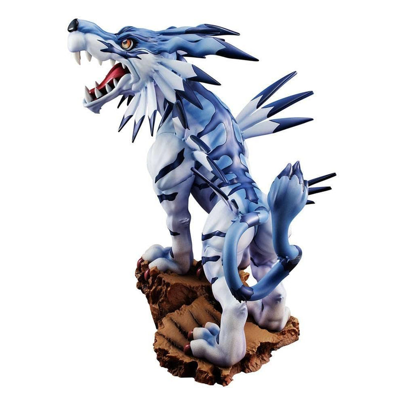 Megahouse - Precious Gem Series Digimon Adventure Garurumon Battle PVC Statue