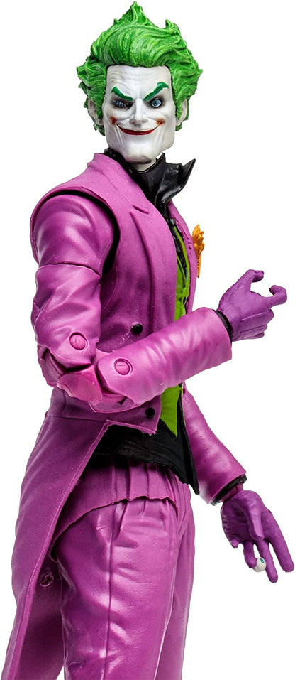 McFarlane Toys, 7-Inch DC The Joker Infinite Frontier Action Figure with 22 Moving Parts, Collectible DC Multiverse Batman Figure with Stand Base Unique Collectible Character Card – Ages 12+