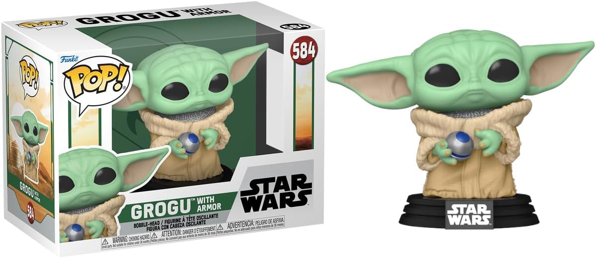 Funko Pop! Star Wars: The Book of Boba Fett - Grogu with Armor