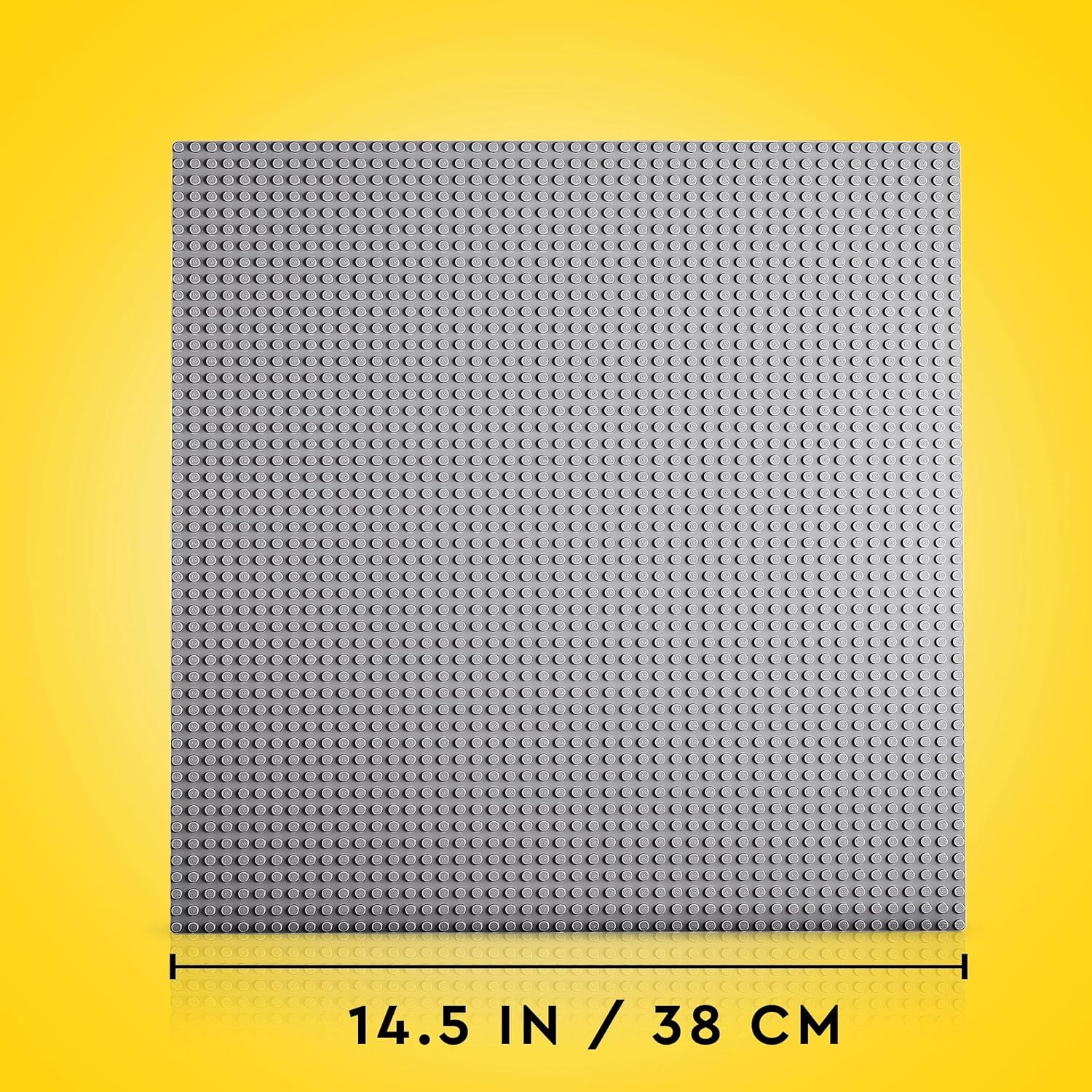 LEGO 11024 Classic Grey Baseplate, 48x48 Stud Building Base, Build and Display Board Set & 11025 Classic Blue Baseplate Building Base, Square 32x32 Build and Display Board, Construction Toy for Kids
