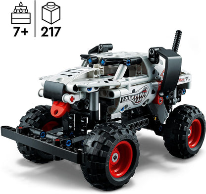 LEGO Technic Monster Jam Monster Mutt Dalmatian, Truck Toy for Boys and Girls Aged 7 Plus, 2in1 Pull Back Racing Toys, Birthday Gift Idea 42150 Single