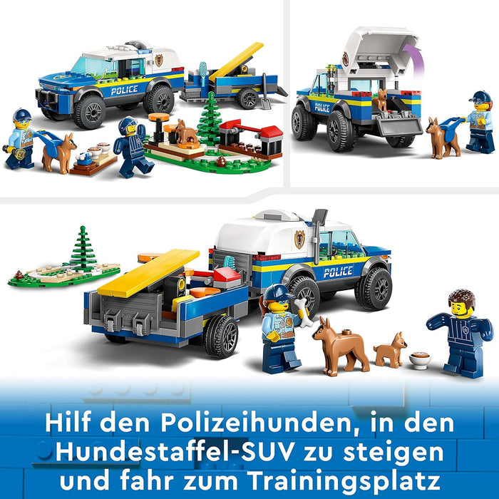 Lego - LEGO City 60369 Mobiele Training voor Politiehonden