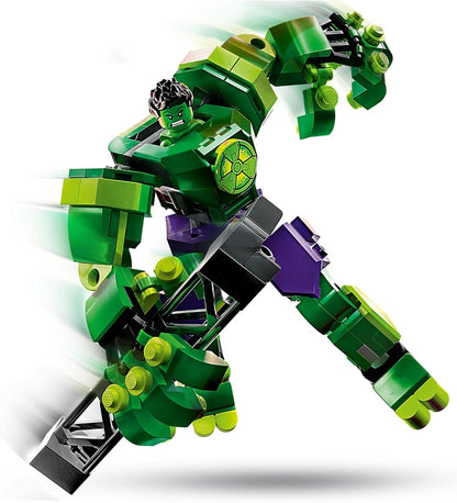 LEGO 76241 Marvel Hulk Mech Armour, Avengers Action Figure Set, Collectable Super Hero Buildable Toys for Boys and Girls Aged 6 Plus, Gift Idea Single