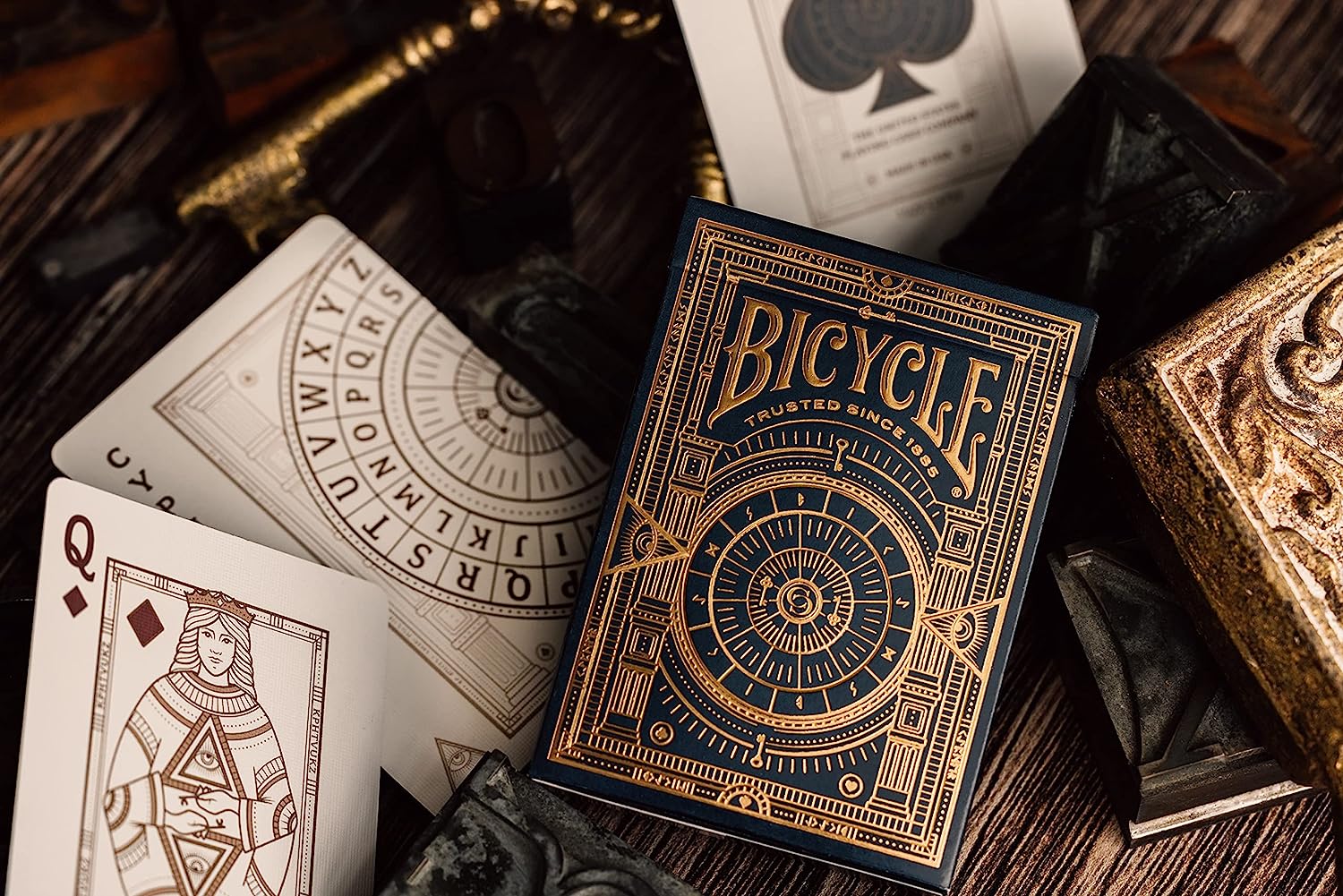 Bicycle Cypher Playing Cards - 1 Deck, Air Cushion Finish, Professional, Superb Handling & Durability, Great Gift For Card Collectors
