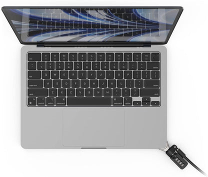 LEDGE MACBOOK AIR2022 M2 T-SLOT LOCK ADAPT COMB. CBL LOCK SILVER