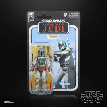 Star Wars Hasbro Wars The Black Series Boba Fett, 40th Anniversary Wars: Return of Jedi 15 CM Action Figures, Multicolor