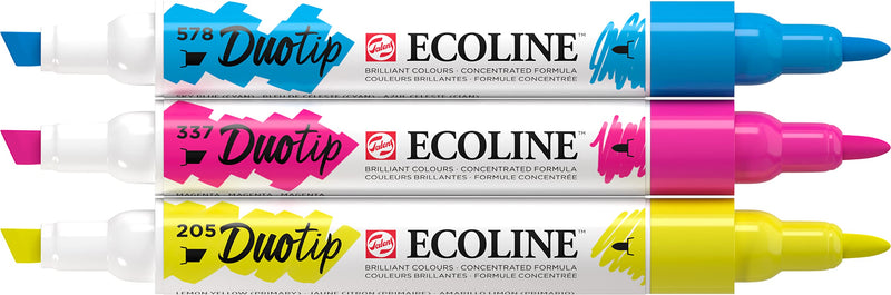 Ecoline Duotip marker set Primary | 3 colours (11609900