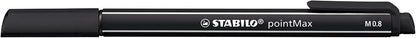 Nylon Tip Writing Pen - STABILO pointMax - Box of 10