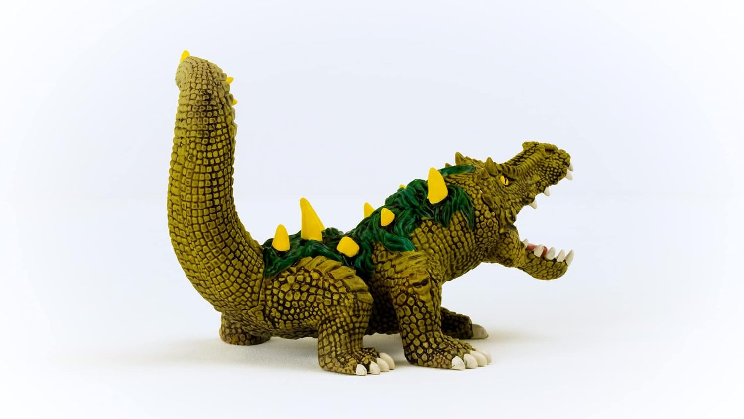 schleich ELDRADOR CREATURES 70155 Mythischer Sumpfmonster Alligator, Realistisches Monster Krokodil mit Grünen Schuppen und Scharfen Zähnen, Robuste Figuren Actionfiguren ab 7