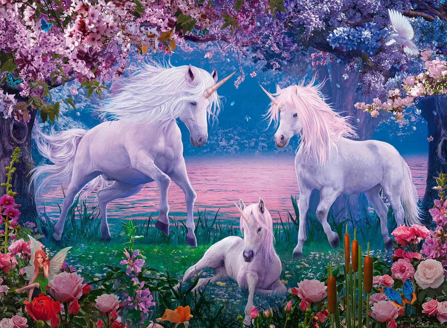 Ravensburger Unicorns 100 Piece Jigsaw Puzzle for Kids Age 6 Years Up