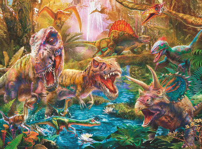 Ravensburger T-Rex Attack Dinosaur Jigsaw Puzzle for Kids Age 7 Years Up - 150 Pieces