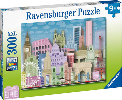 Ravensburger Worldly Attractions 300 Piece Jigsaw Puzzle for Adults and Children Age 9 Years Up