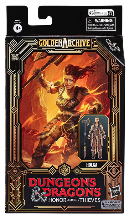 Hasbro Dungeons & Dragons Honor Among Thieves Golden Archive Holga Collectible Figure 6-Inch Scale D&D Action Figures