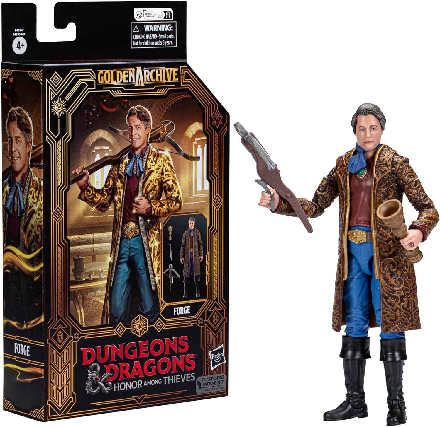 Dungeons & Dragons Honor Among Thieves Golden Archive Forge Collectible Figure 6-Inch Scale D&D Action Figures
