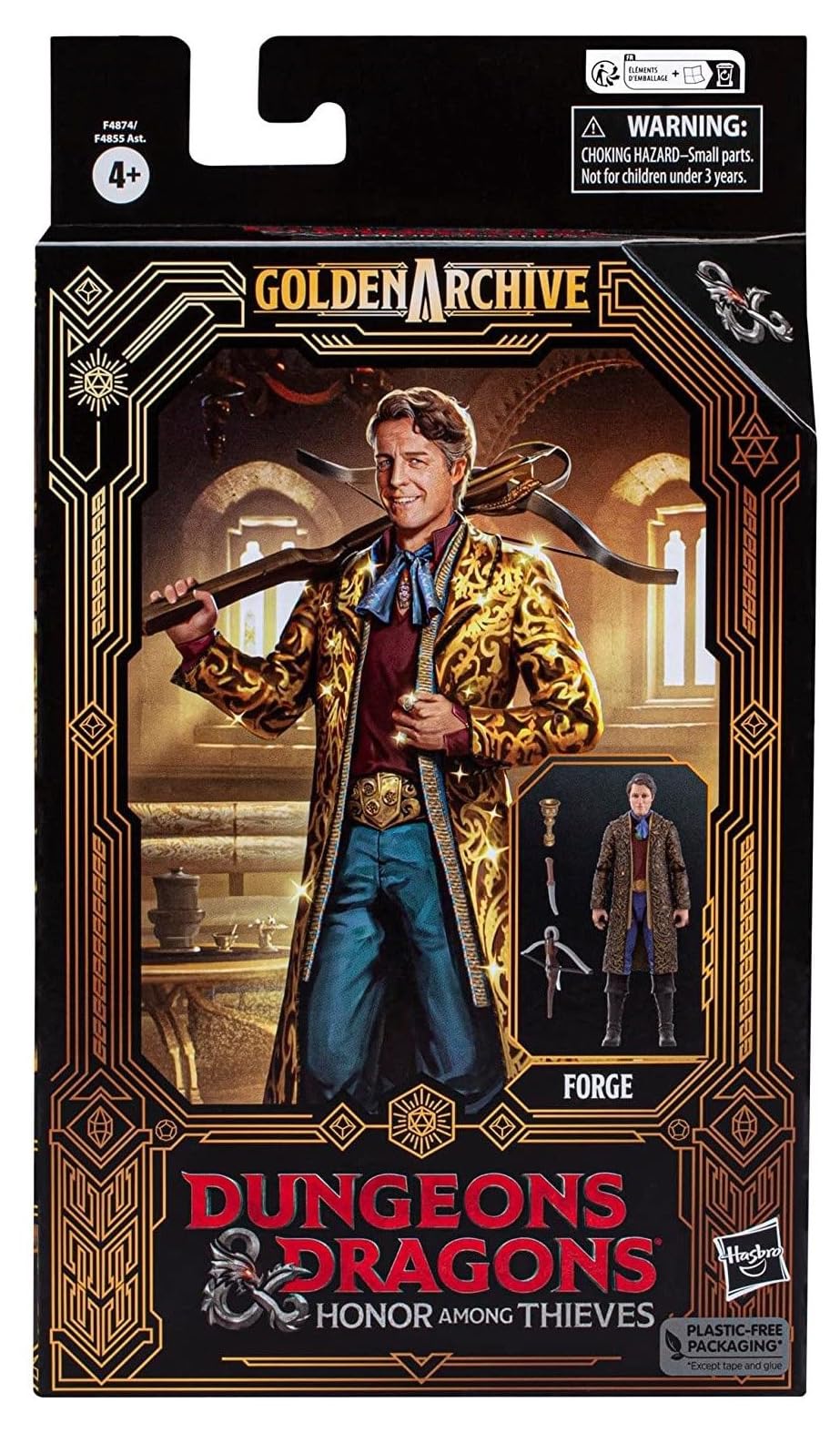 Dungeons & Dragons Honor Among Thieves Golden Archive Forge Collectible Figure 6-Inch Scale D&D Action Figures
