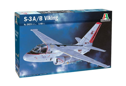Italeri 2623S-Maqueta (Escala 1:48, S-3 A/B Viking), Modelo, Manualidades, Hobby, Pegado, Juego de construcción de plástico, detallado, Multicolor (I2623