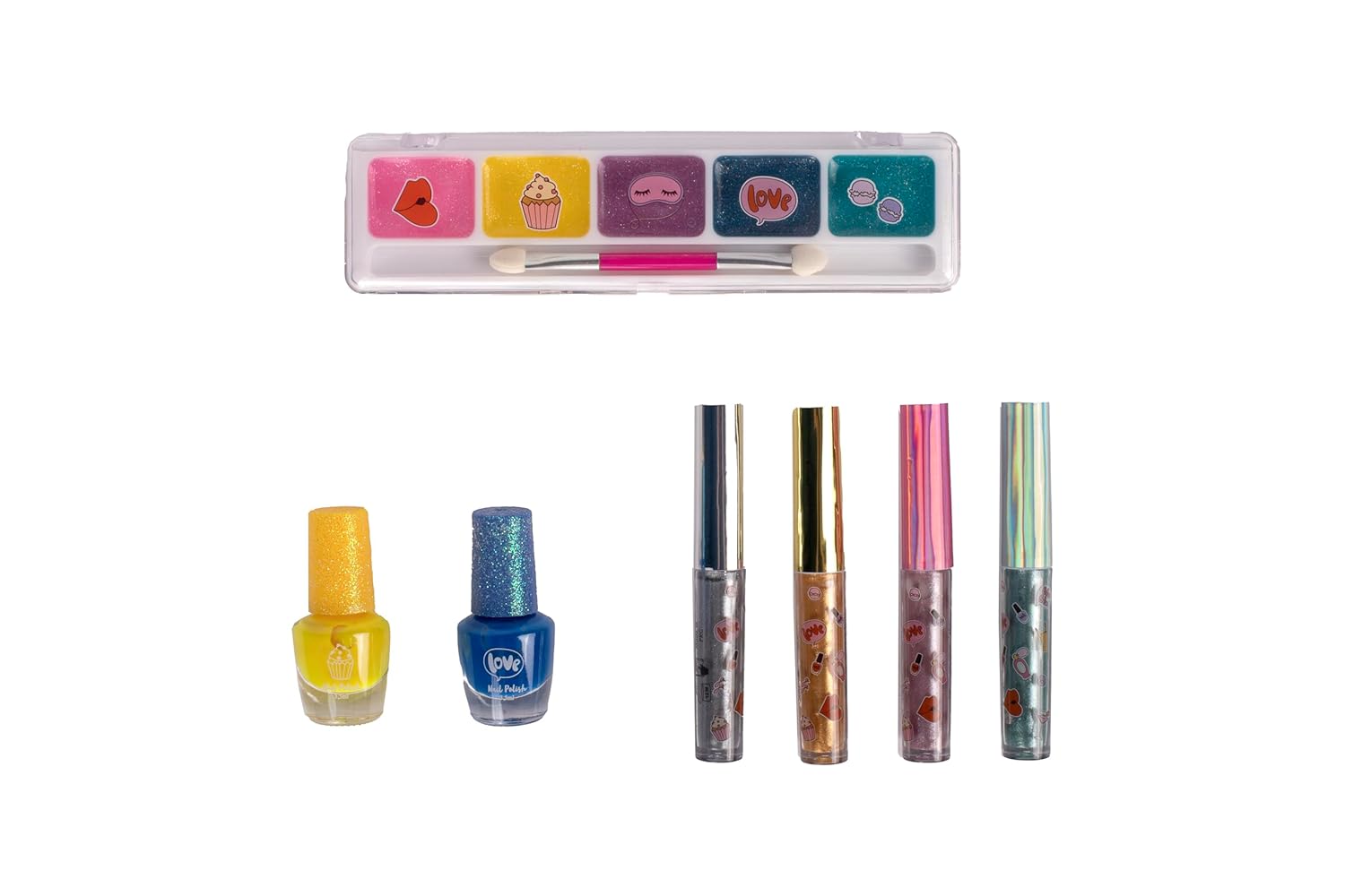 Create It! Metallic-Make-up-Set – Lipgloss + Lidschatten + Nagellack