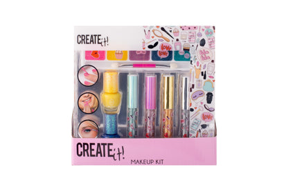 Create It! Metallic-Make-up-Set – Lipgloss + Lidschatten + Nagellack