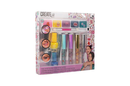 Create It! Metallic-Make-up-Set – Lipgloss + Lidschatten + Nagellack