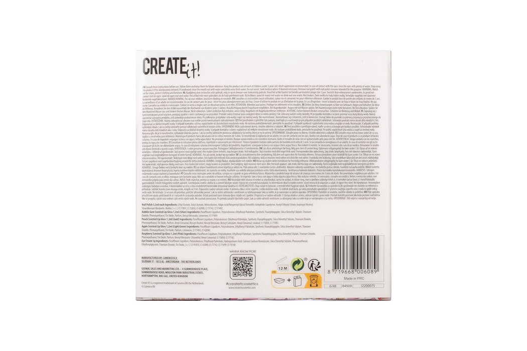 Create It! Metallic-Make-up-Set – Lipgloss + Lidschatten + Nagellack