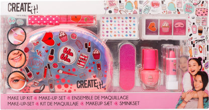 Create It! - 84510 - Set de maquillaje para niñas - Con bolsa de maquillaje brillante