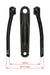 FSA Ebike Chainset CK-762 ISIS 27.0mm Black (170mm)