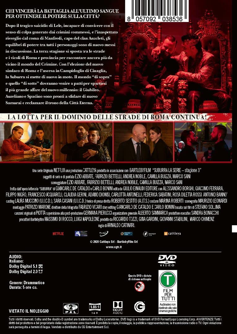 Suburra - Stagione 03 (3 Dvd) - (Italian Import)