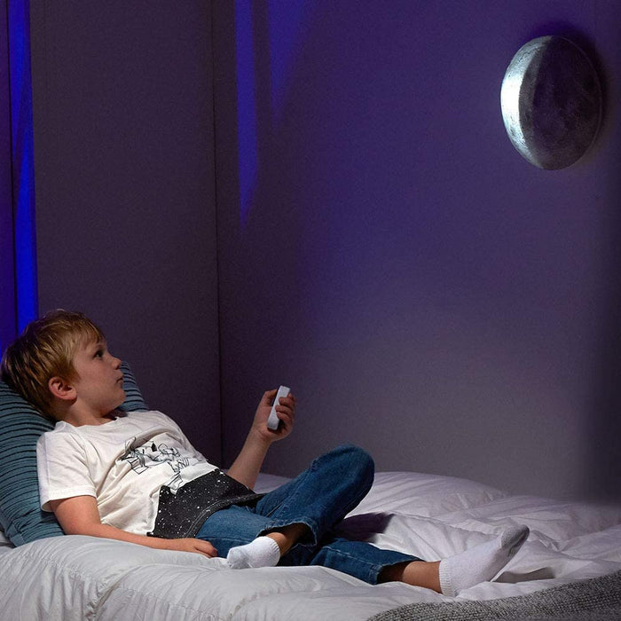 Uncle Milton | Moon In My Room Light | Glowing Moon Light, Night light, Bedroom Wall Light | Basic Fun 05102 -Packaging may vary